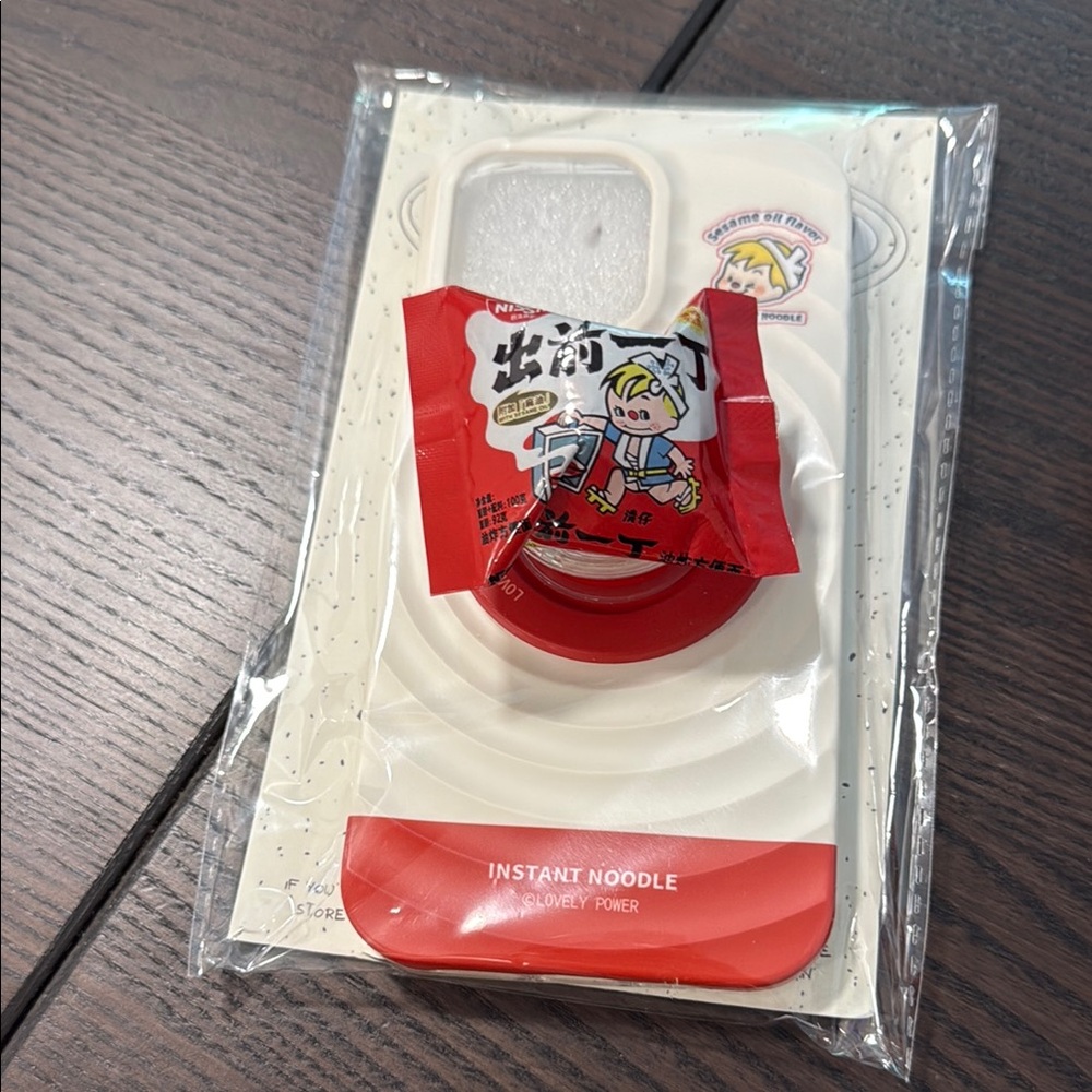 ISSI Instant Noodle Phone Case Red and White